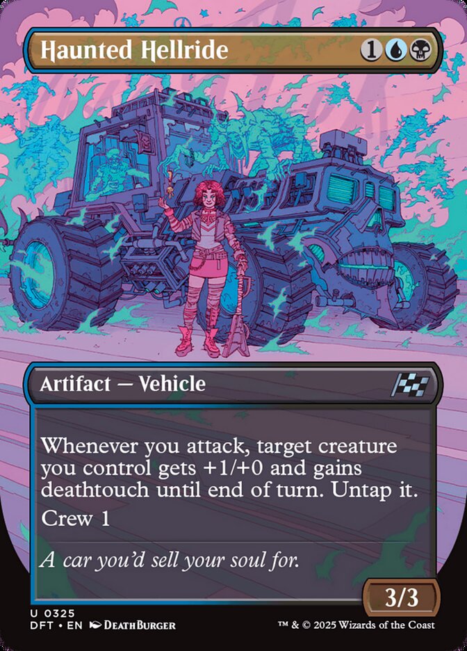 Haunted Hellride card front