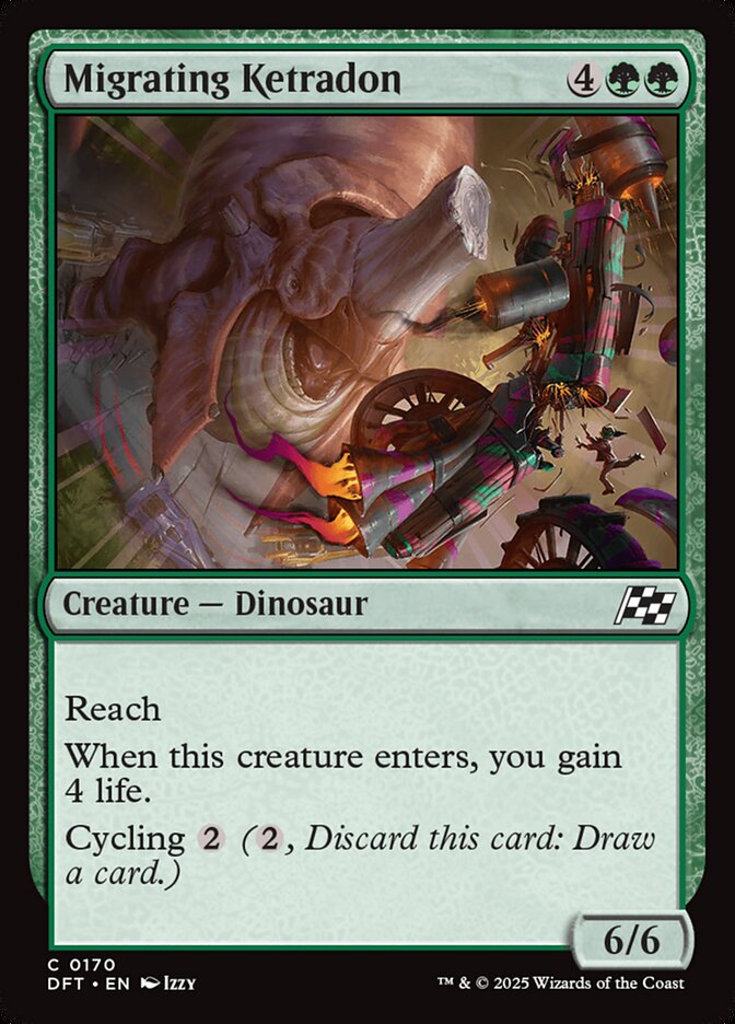 Migrating Ketradon card front