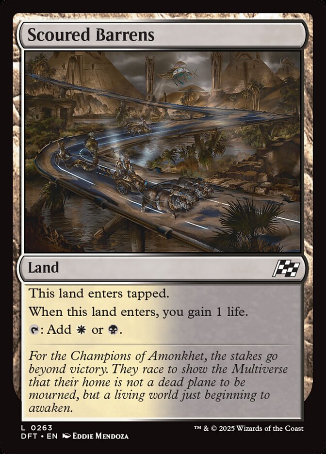 Scoured Barrens card front