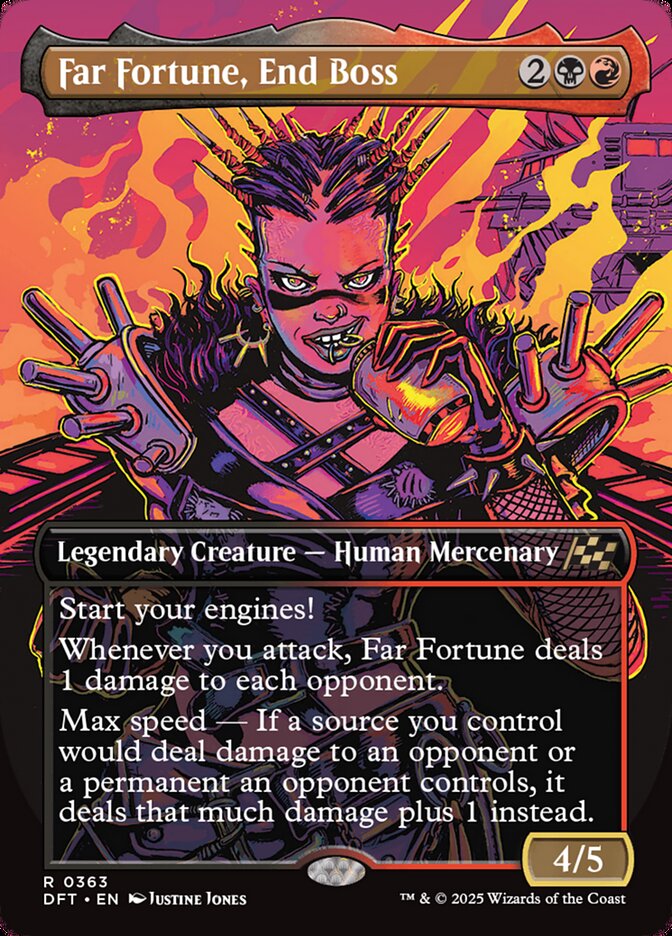 Far Fortune, End Boss card front
