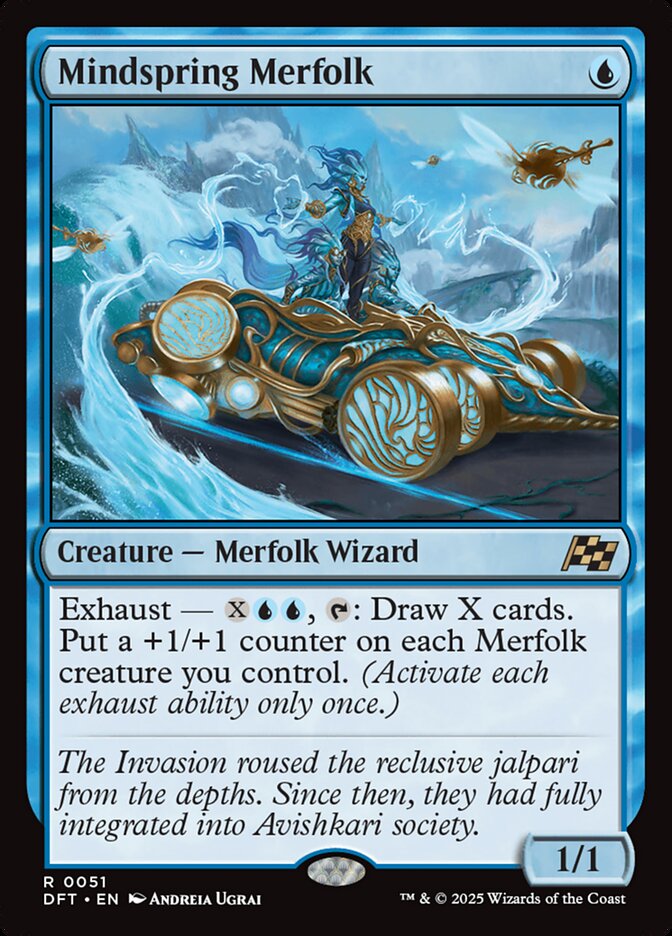 Mindspring Merfolk card front
