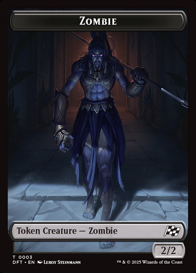 Zombie card front