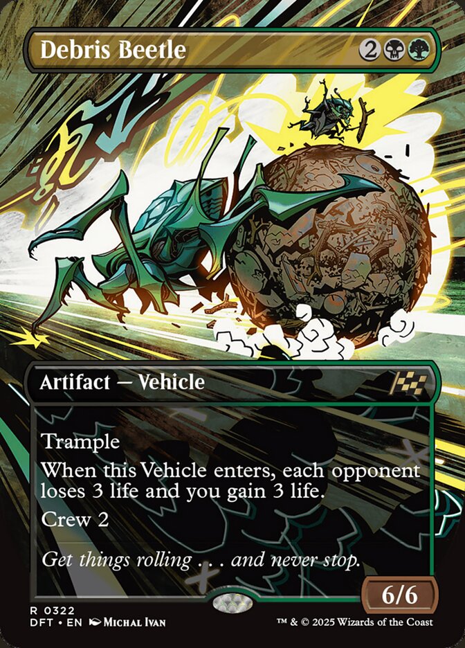 Debris Beetle card front