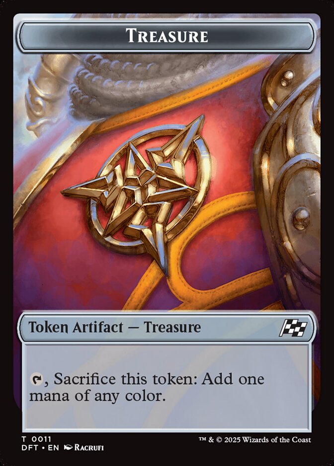 Treasure card front