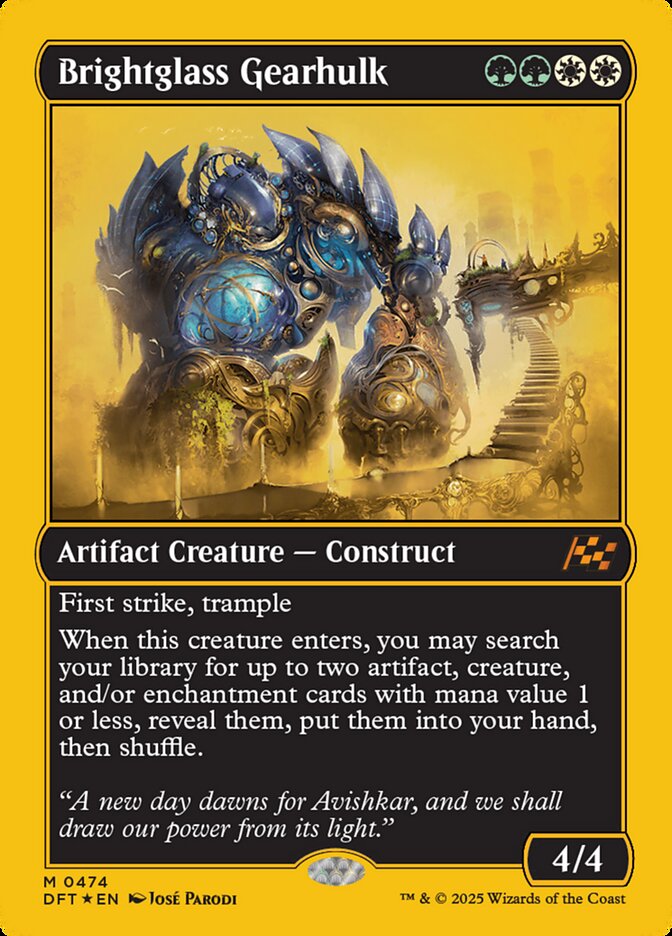 Brightglass Gearhulk card front