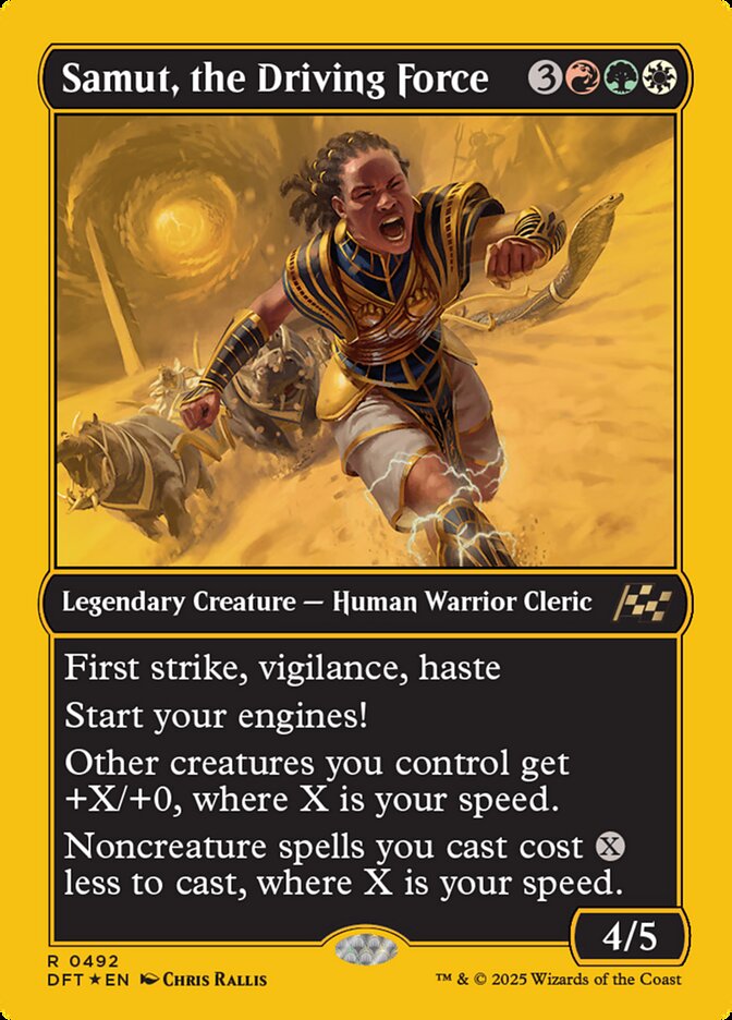 Samut, the Driving Force card front