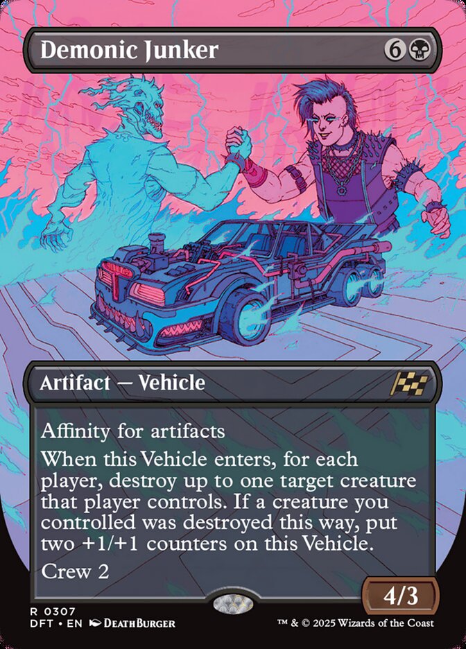 Demonic Junker card front