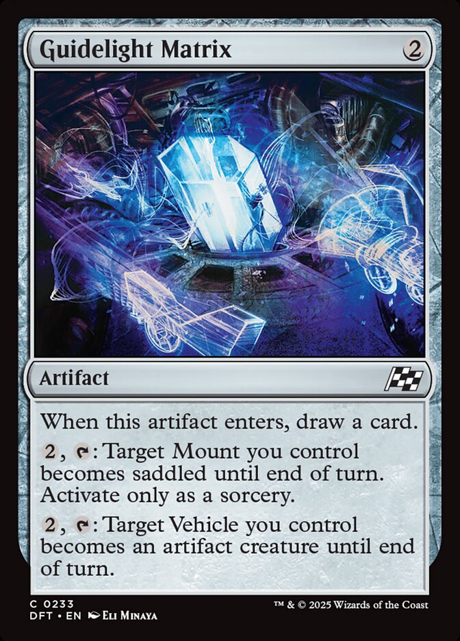 Guidelight Matrix card front