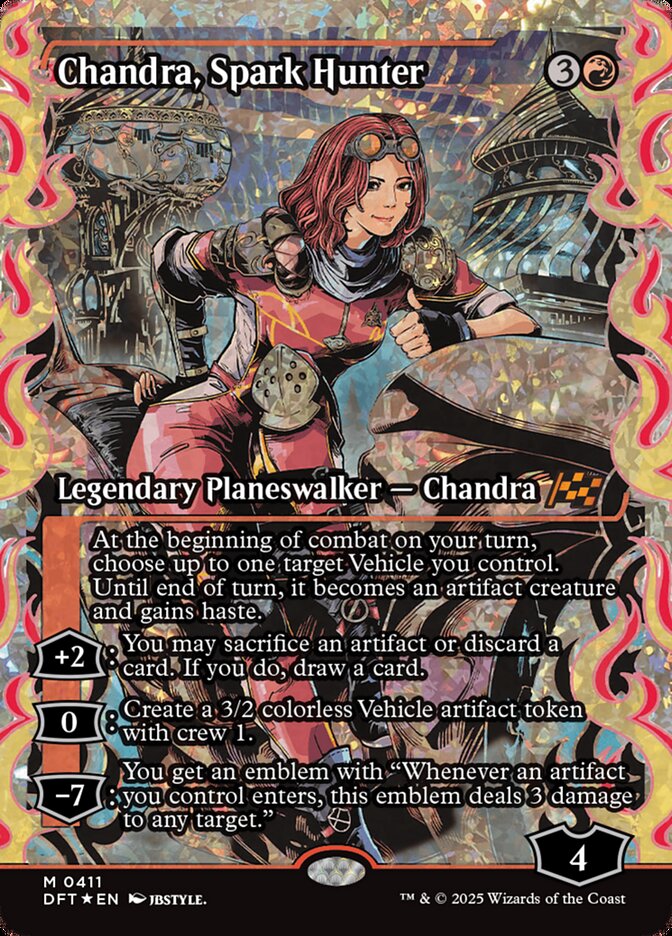 Chandra, Spark Hunter card front