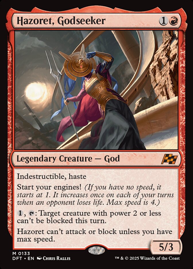 Hazoret, Godseeker card front
