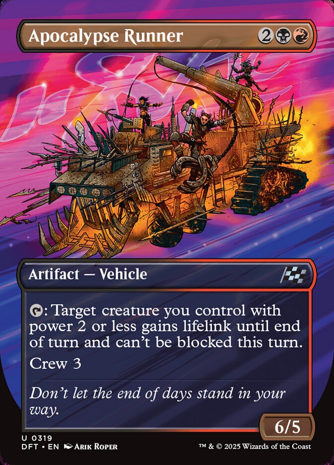 Apocalypse Runner card front