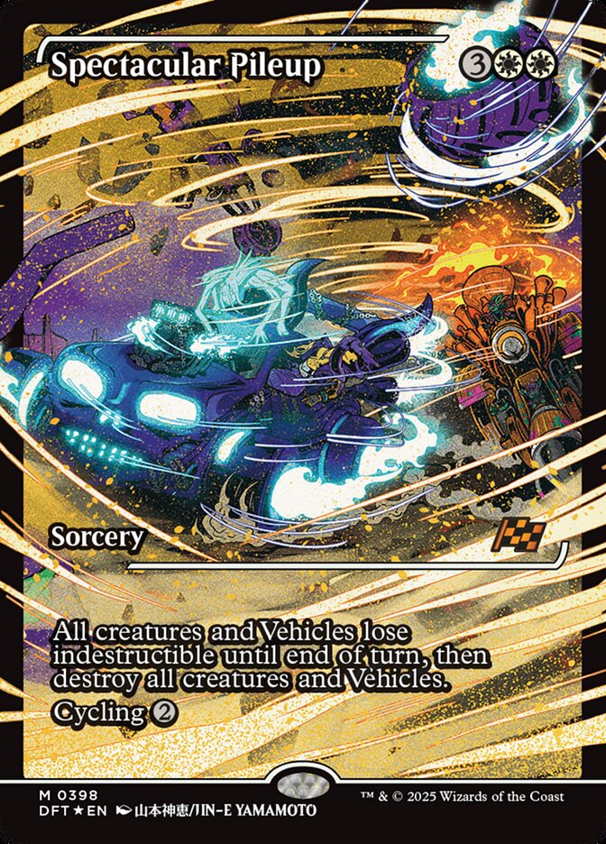 Spectacular Pileup card front