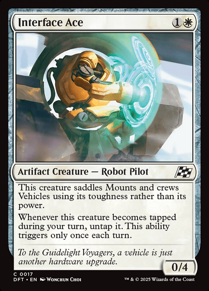 Interface Ace card front