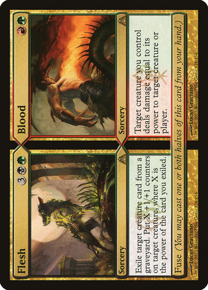 Flesh card front