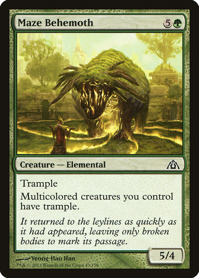 Maze Behemoth card front