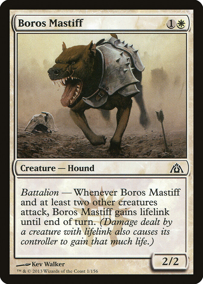 Boros Mastiff card front