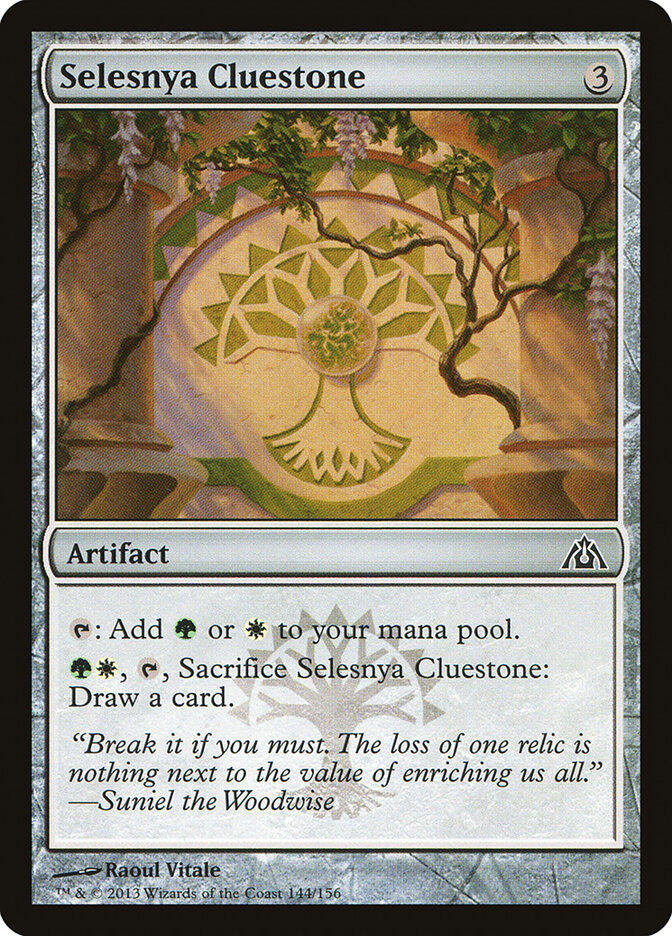 Selesnya Cluestone card front