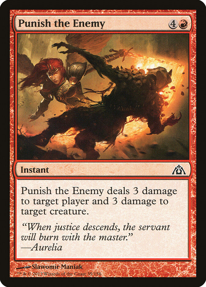 Punish the Enemy card front
