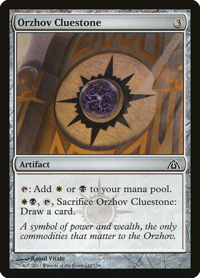 Orzhov Cluestone card front
