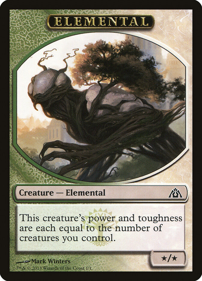 Elemental card front