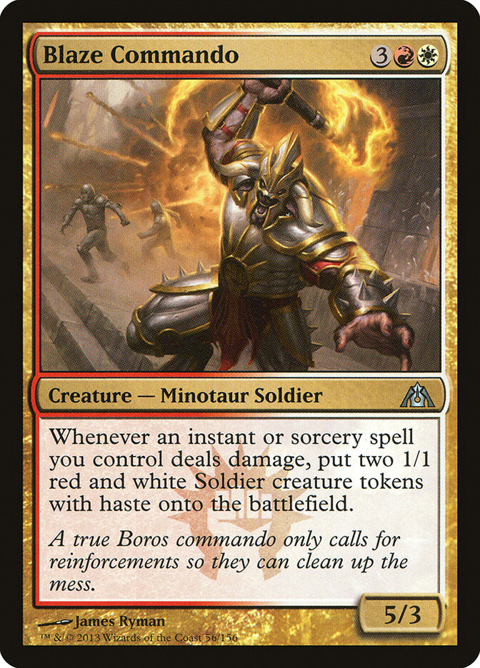 Blaze Commando card front