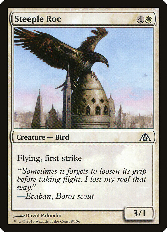 Steeple Roc card front