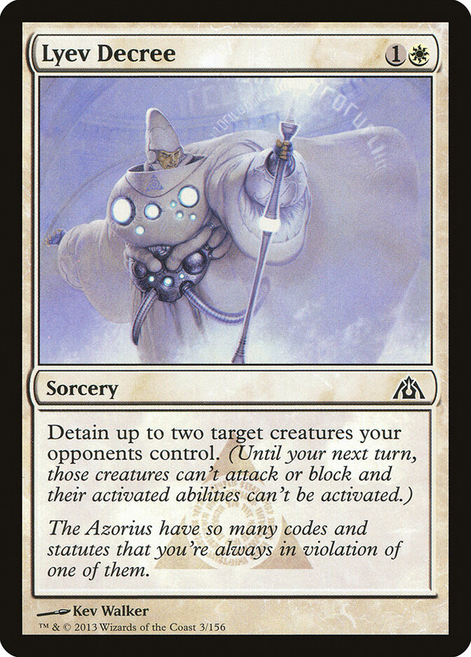 Lyev Decree card front