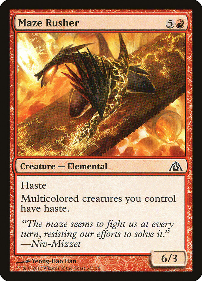 Maze Rusher card front