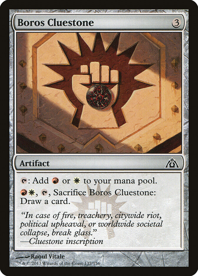 Boros Cluestone card front
