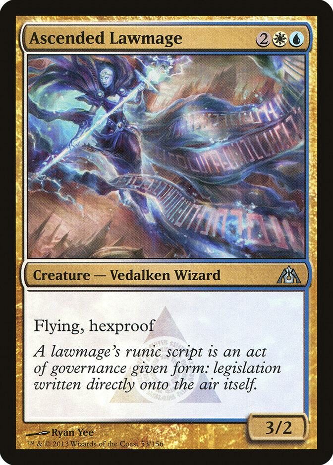 Ascended Lawmage card front