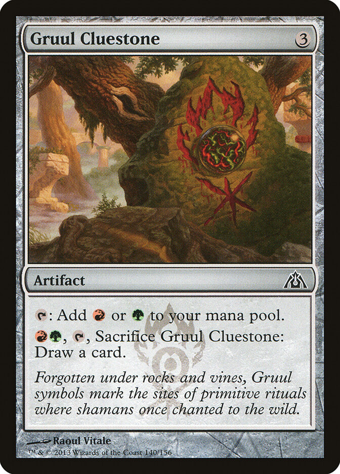 Gruul Cluestone card front