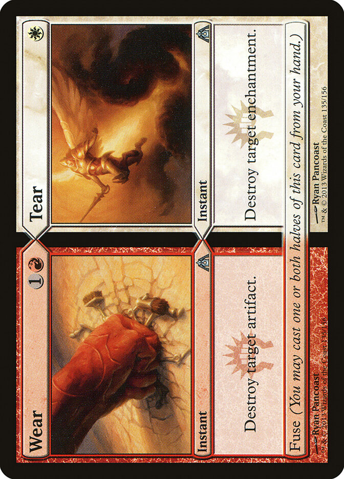 Wear card front