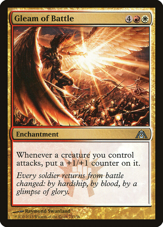 Gleam of Battle card front