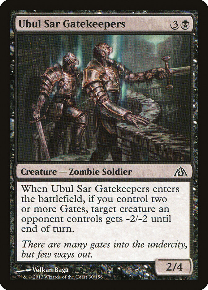 Ubul Sar Gatekeepers card front