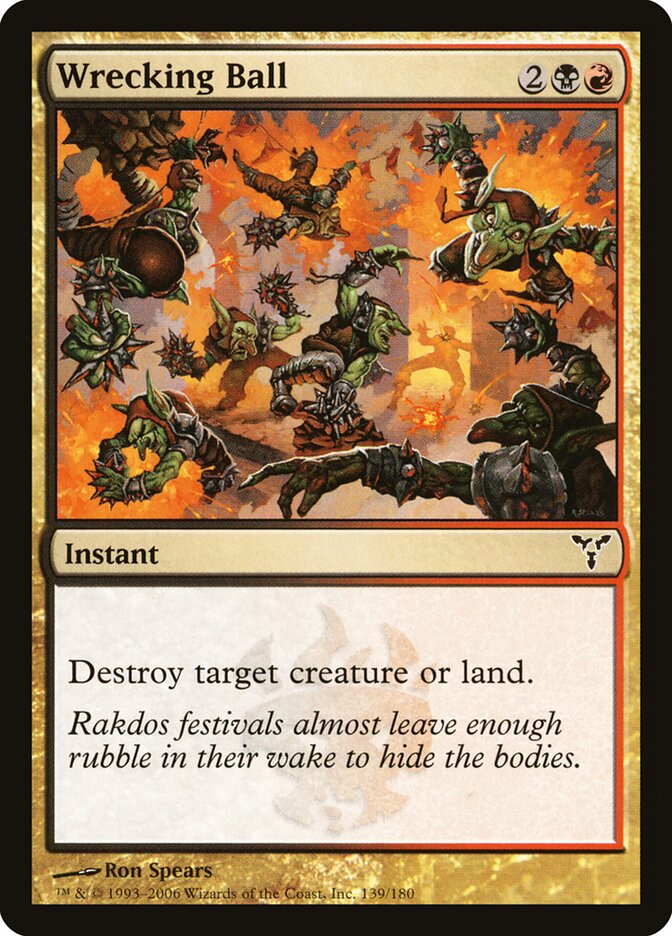 Wrecking Ball card front