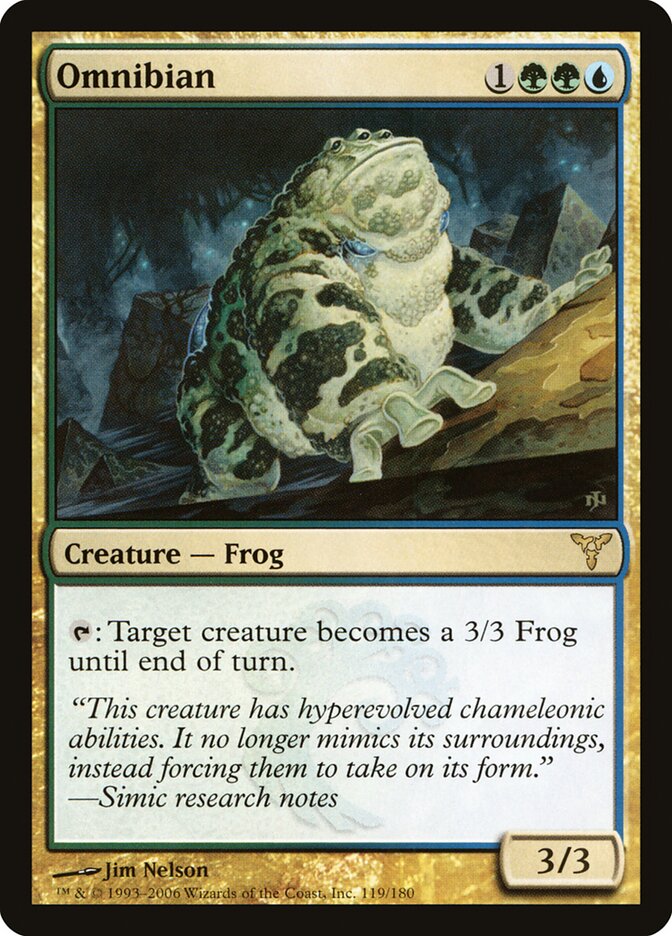 Omnibian card front