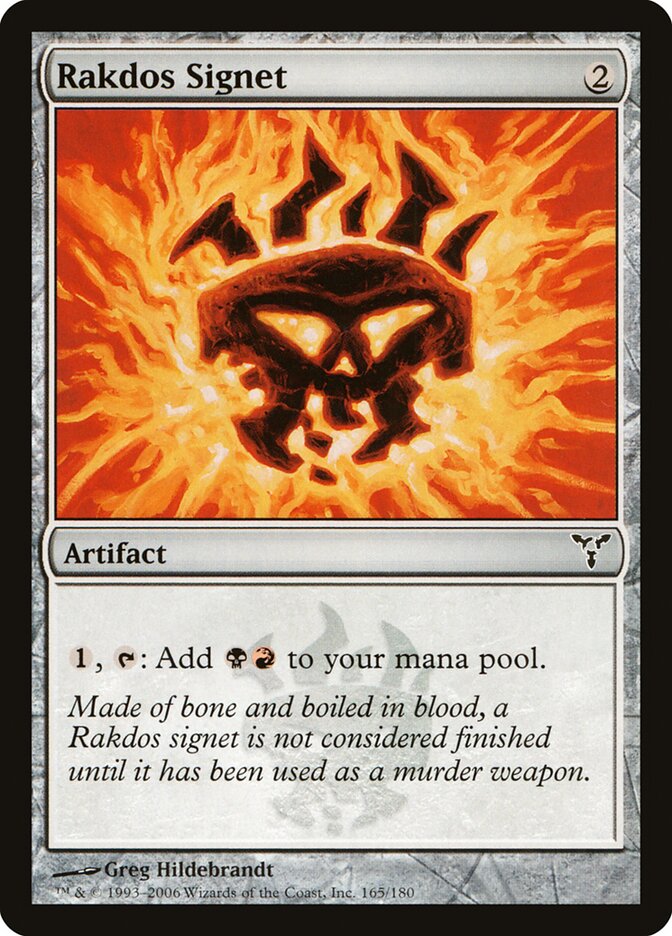 Rakdos Signet card front