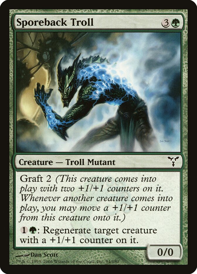 Sporeback Troll card front