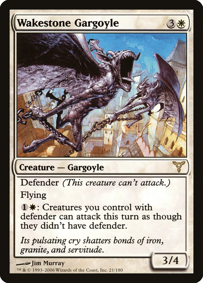 Wakestone Gargoyle card front