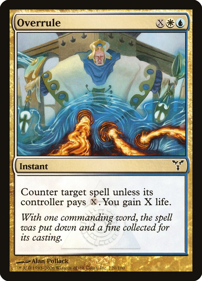 Overrule card front