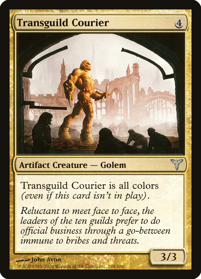 Transguild Courier card front