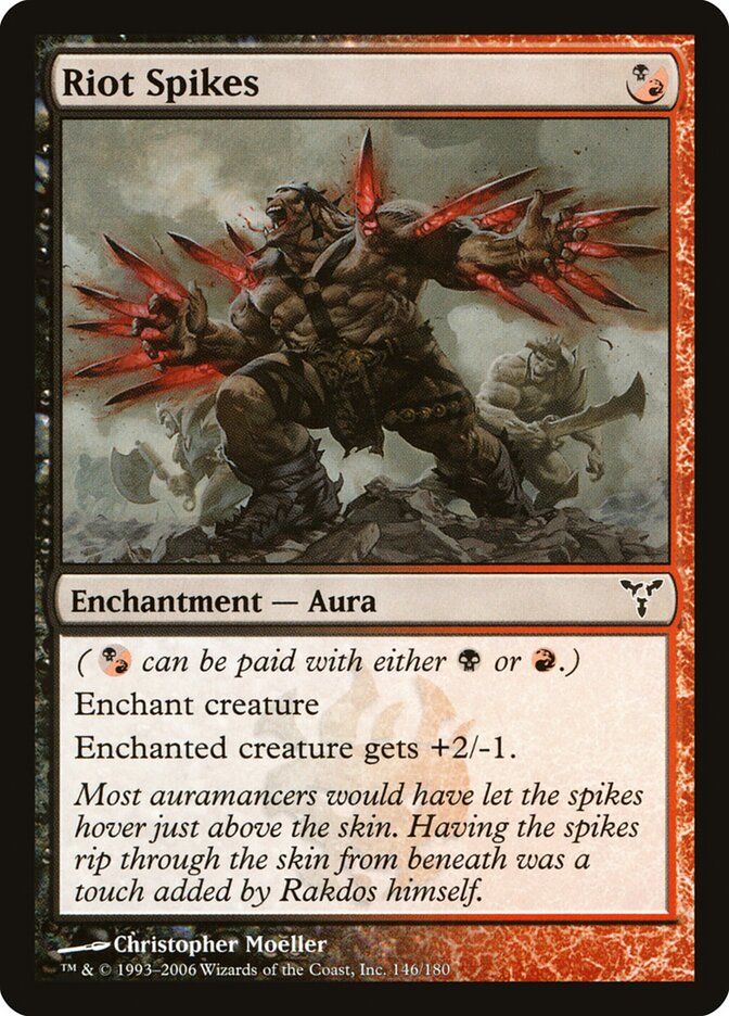 Riot Spikes card front