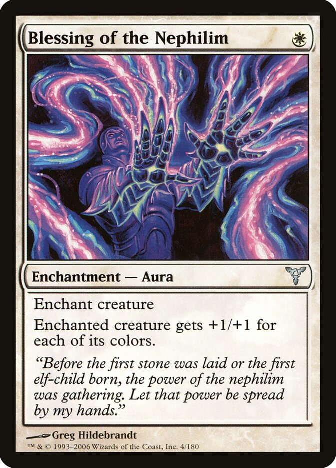 Blessing of the Nephilim card front