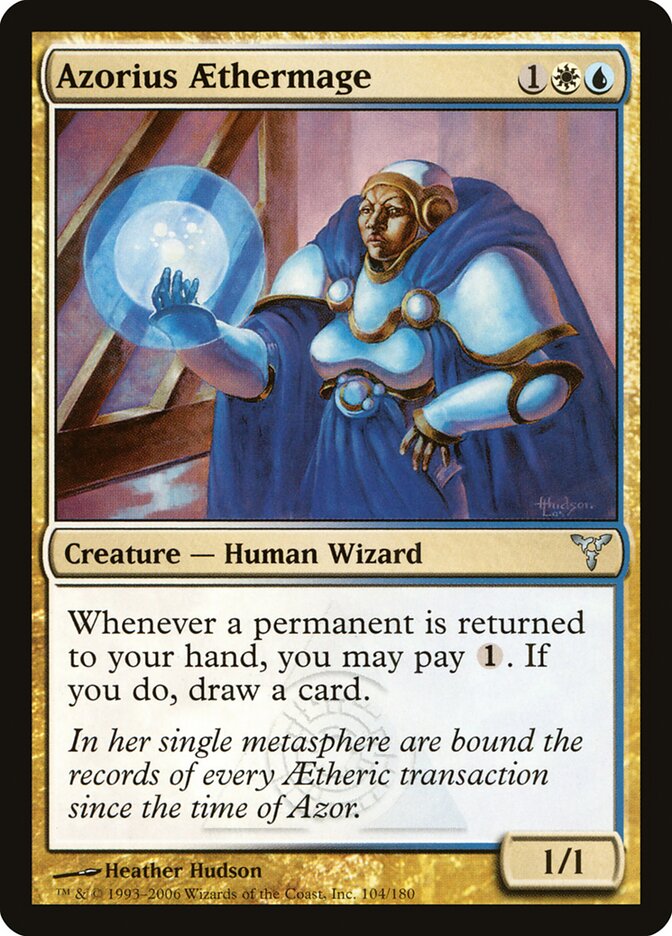Azorius Aethermage card front