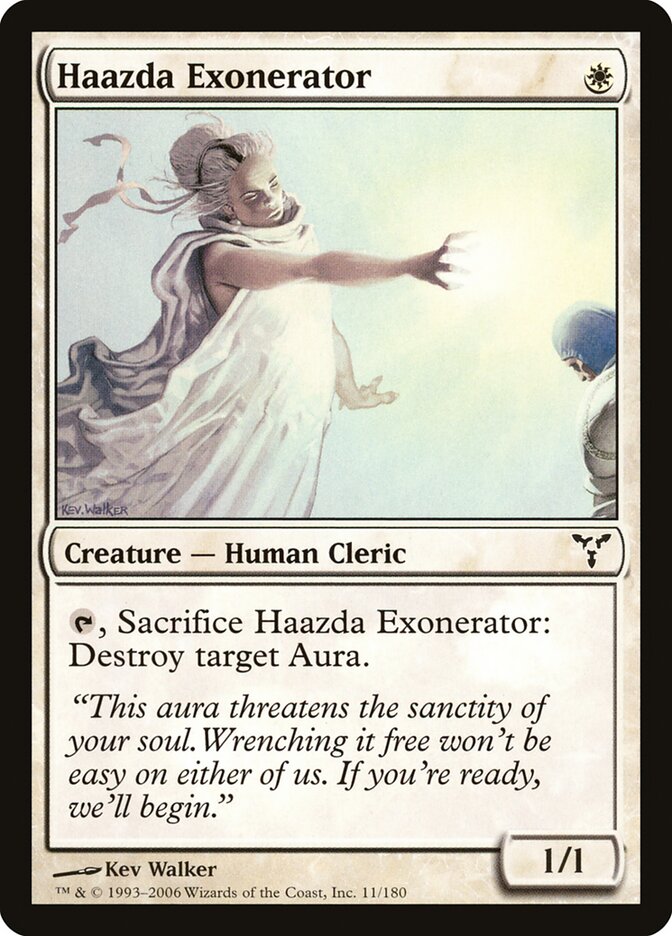 Haazda Exonerator card front