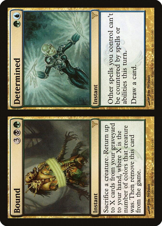 Bound card front