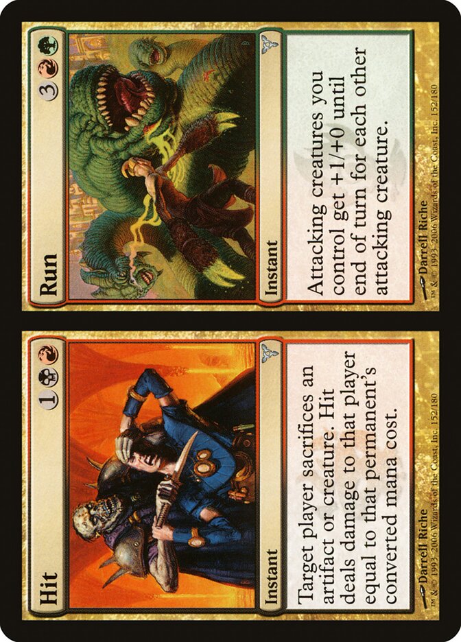 Hit card front
