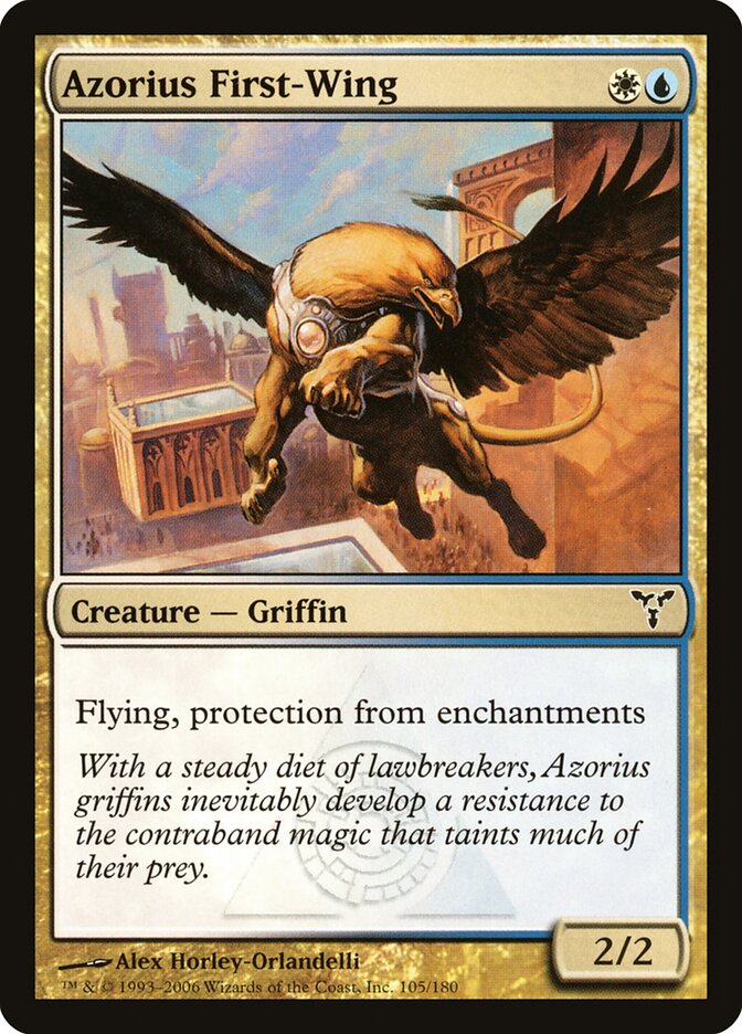 Azorius First-Wing card front