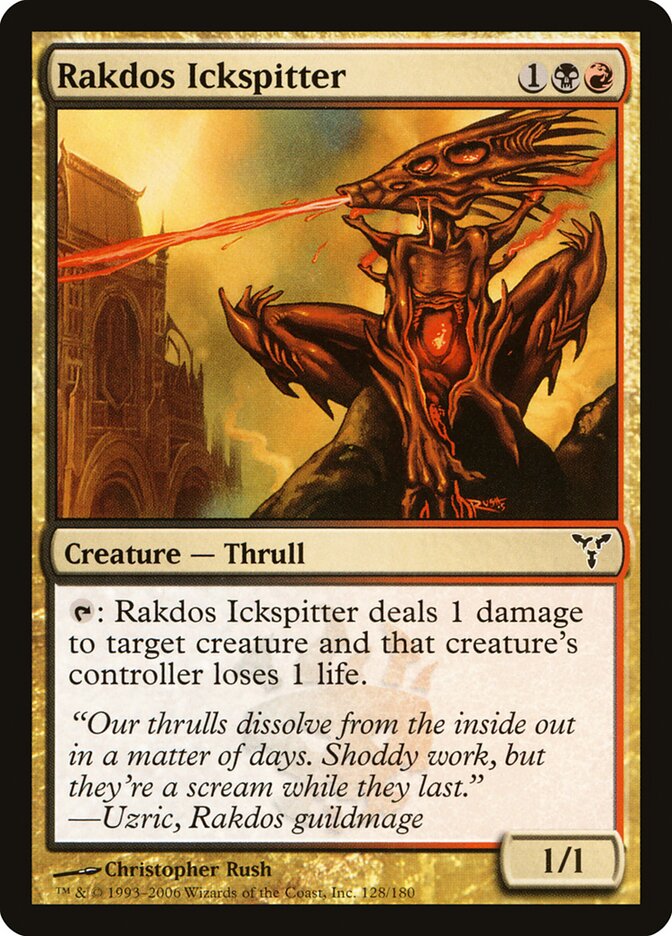 Rakdos Ickspitter card front