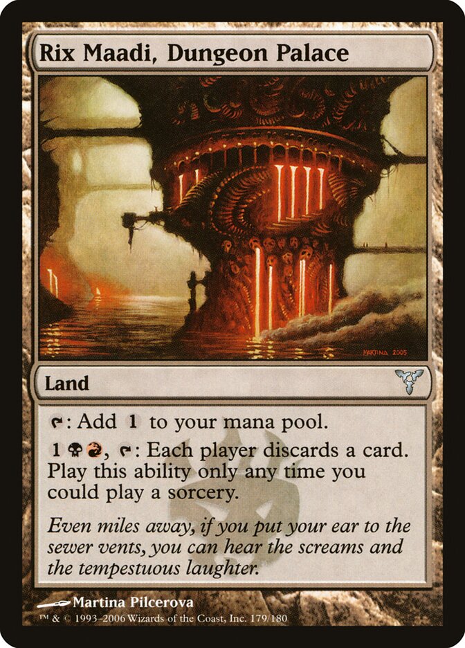 Rix Maadi, Dungeon Palace card front